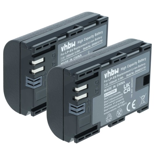 Batteria per canon eos - 2x,